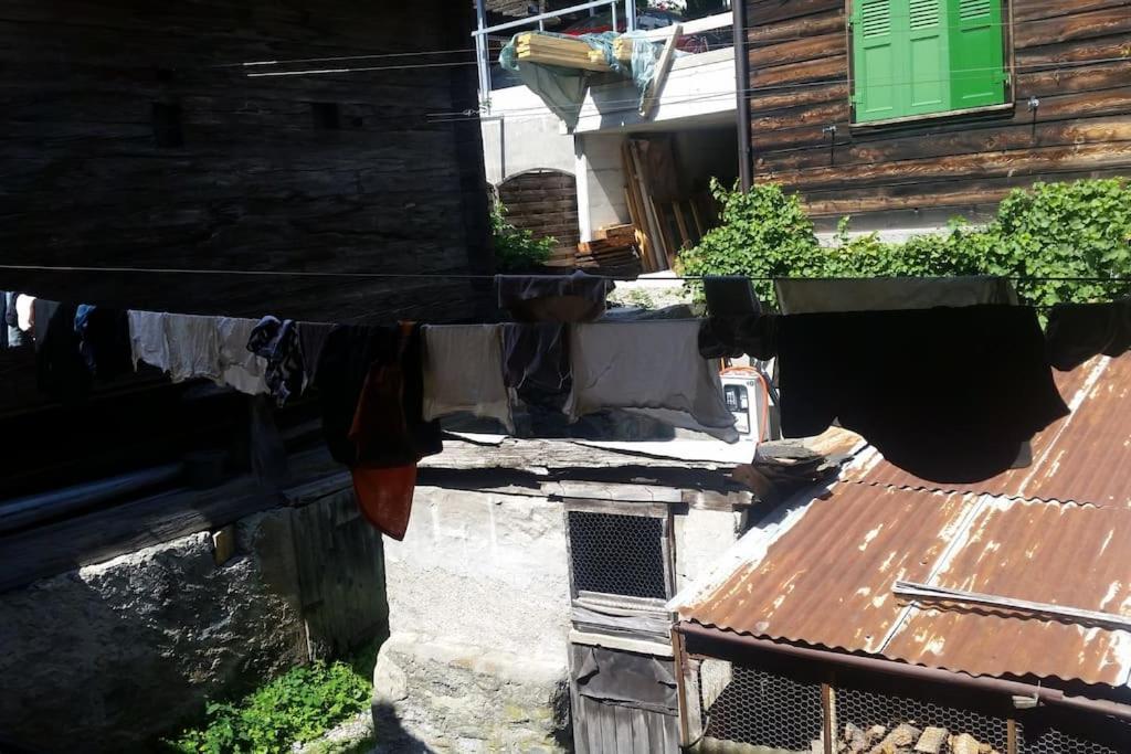 Historische Maisonettewohnung Bis 9 Gaeste, Magic Pass Belalp, Rosswald Und Mehr